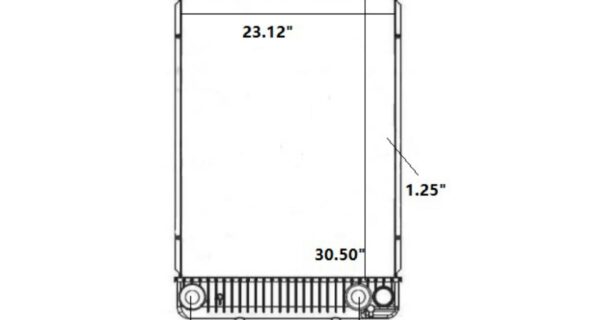 Isuzu F-Series 97-02 Radiator- OEM: 52470232
