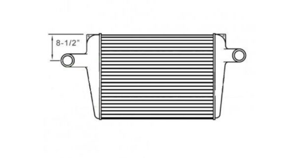 Chevy/Gm Bluebird Charge Air Cooler 8.50 ” From Top Of Tank To Center Of Neck Charge Air Cooler OEM: 1030187